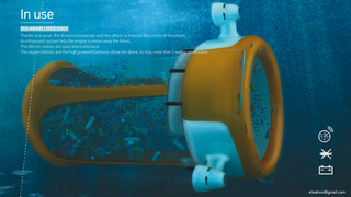 Illustration for article titled An aquatic robot that devours plastic junk in the ocean